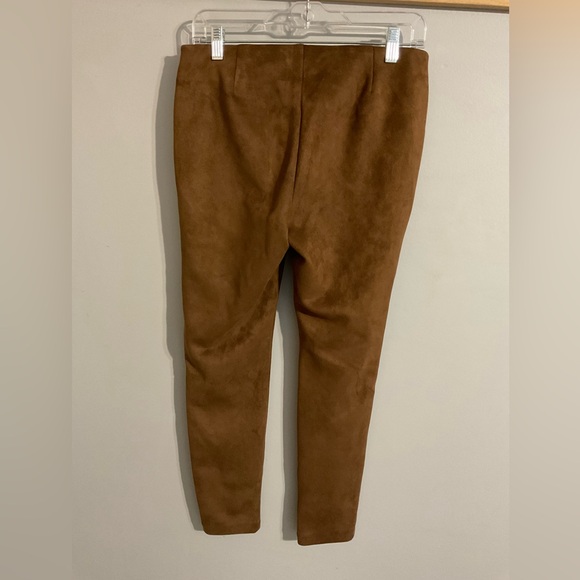 Chaps faux suede leggings. Size Medium - Picture 2 of 4